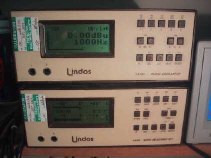 Lindos LA100 audio test set