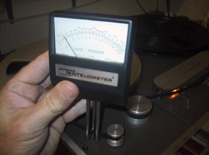 Using a Tentelometer to set correct tape tension
